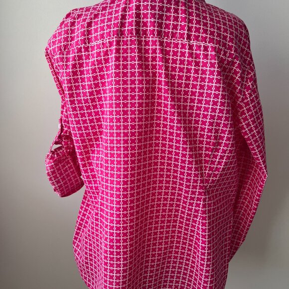 💖 TOMMY HILFIGER Classic Pink 100% Cotton Button Down Shirt - Size XL 💖 - Picture 5 of 11